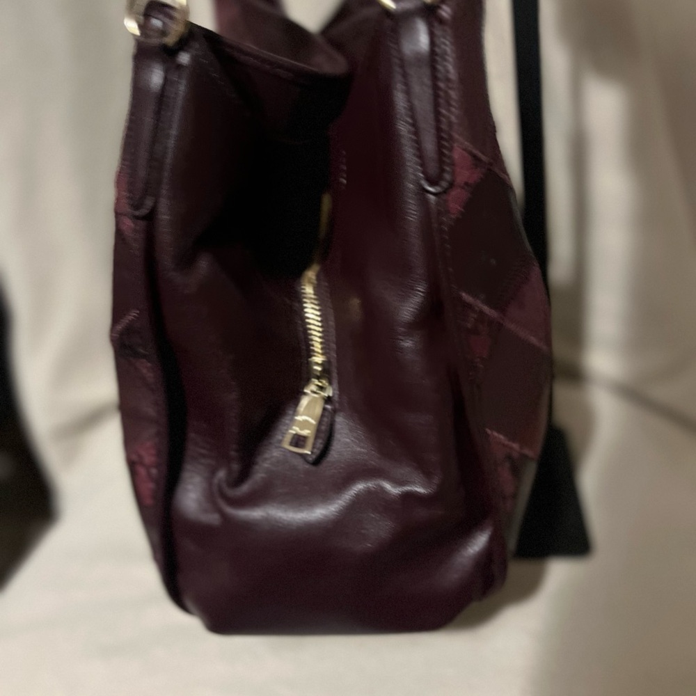 Authentic Coach Phoebe Metallic Patchwork Bag & W… - image 4